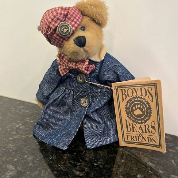 Boyds 8" F.O.B Membership Plush Bear "Eleanor" #01998-31 Issued 1998 New… - Picture 1 of 6